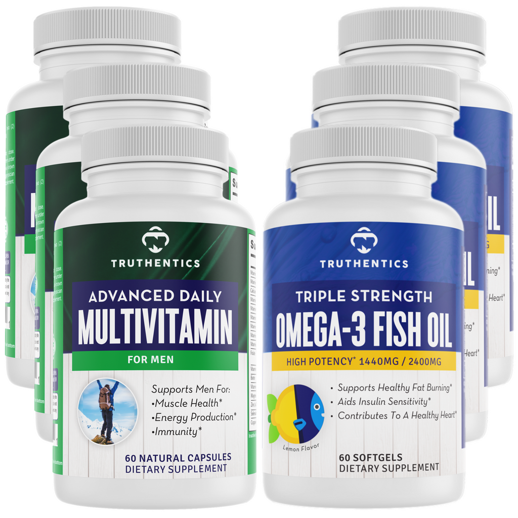 Mens Multivitamin & Omega-3 Fish Oil Bundle