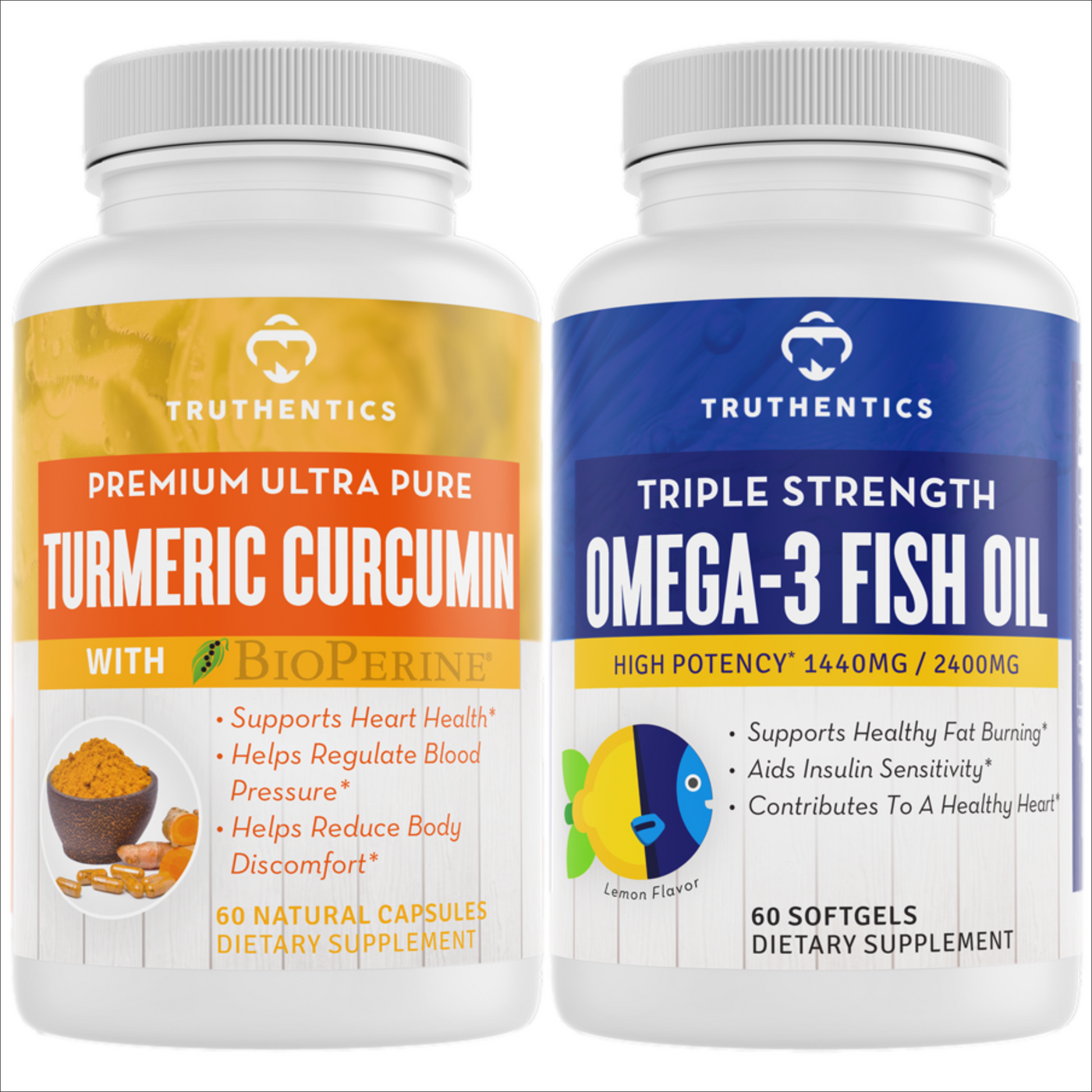 Turmeric Curcumin & Omega-3 Fish Oil Bundle