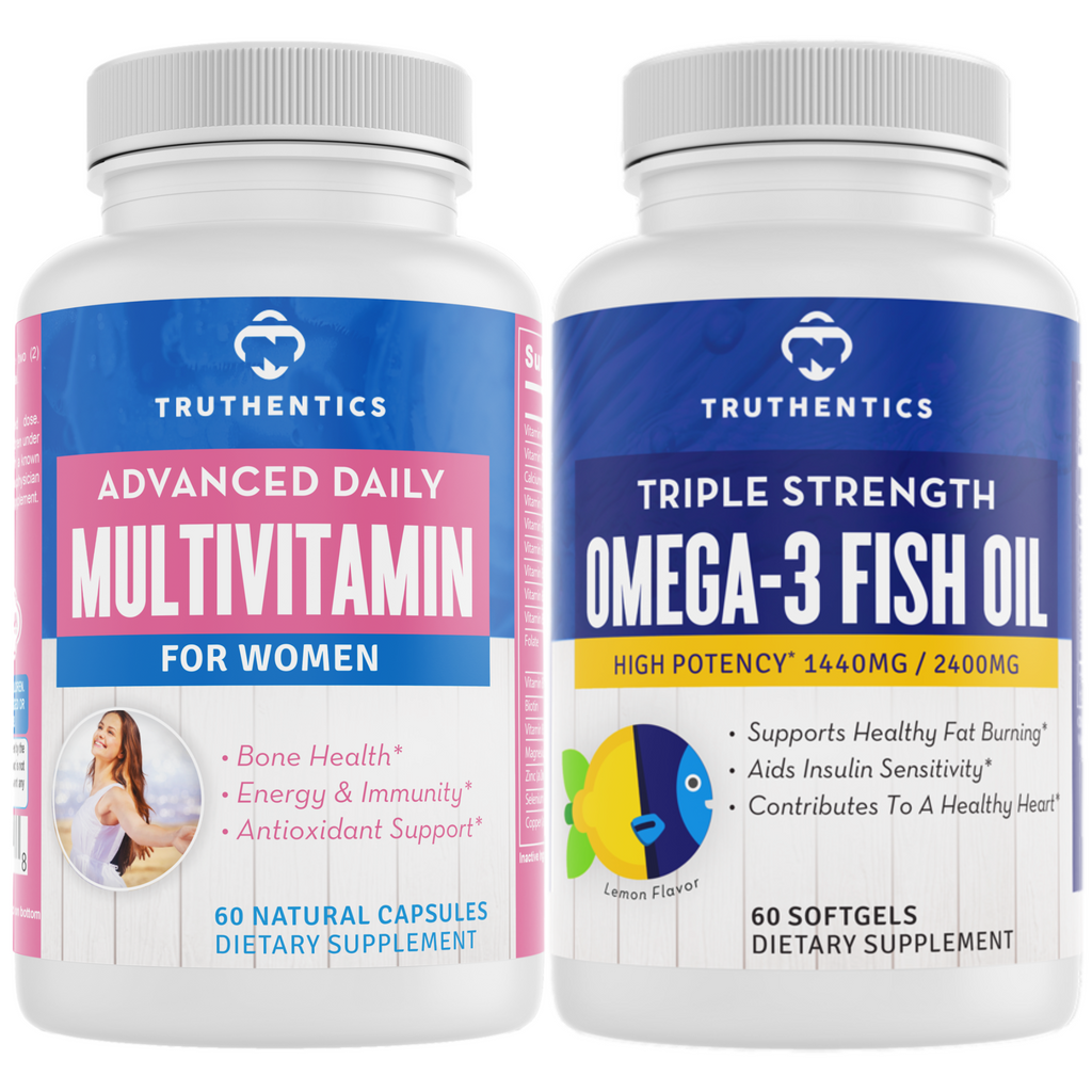 Womens Multivitamin & Omega-3 Fish Oil Bundle